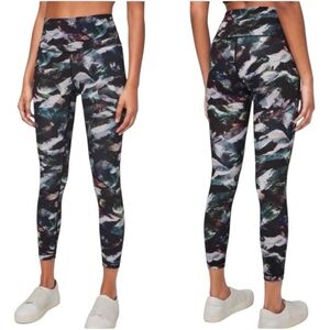 LULULEMON Wunder Under High-Rise Tight 25" Luxtreme Glacier Starlight Legging 4